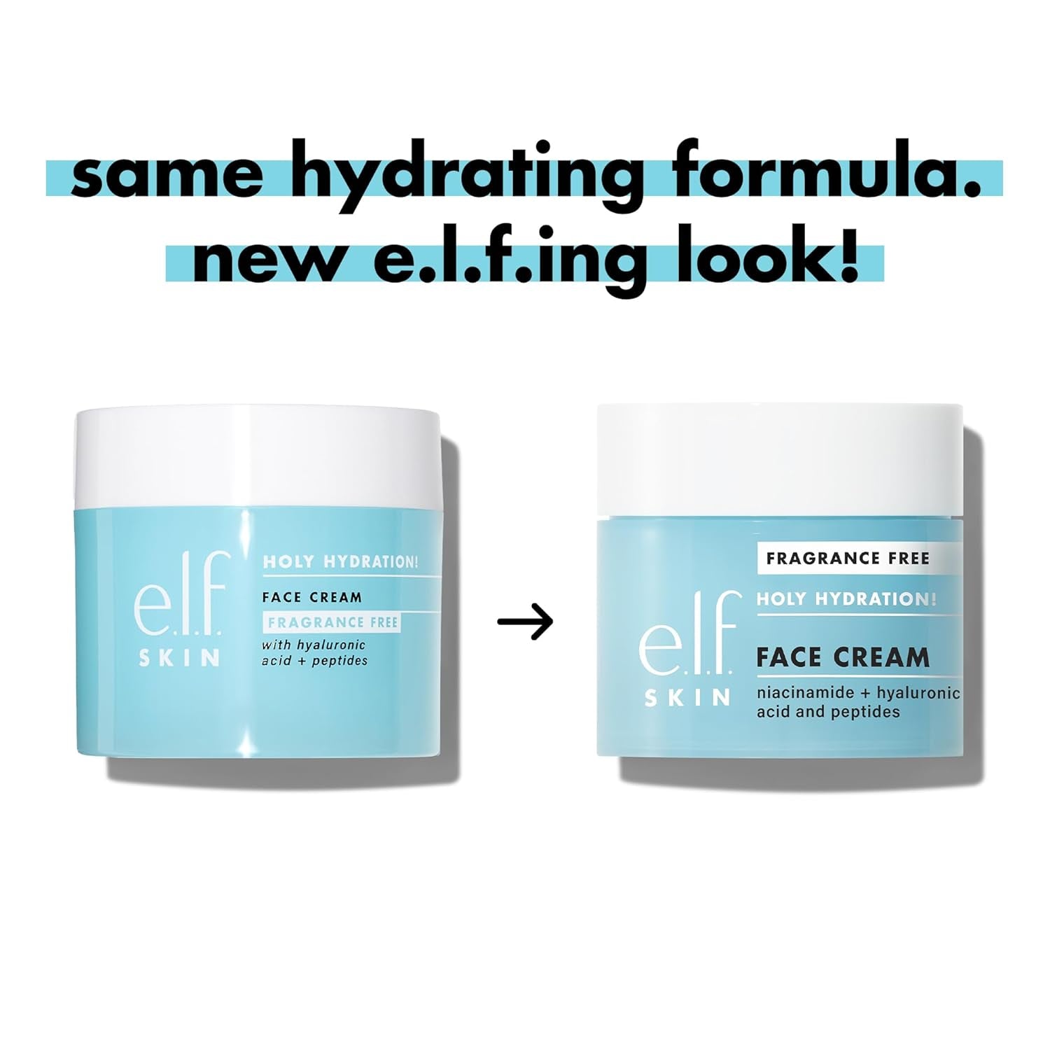 SKIN Holy Hydration! Face Cream, Fragrance Free, Smooth, Non-Greasy, Lightweight, Nourishing, Moisturises, Softens, Absorbs Quickly, Suitable for All Skin Types